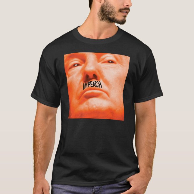 Svart skjorta för protesttrumfutslagsplats tee (Framsida)