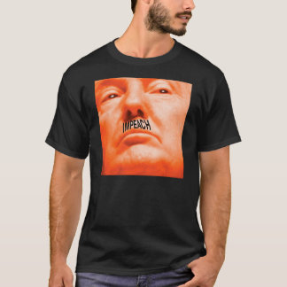 Svart skjorta för protesttrumfutslagsplats tee shirt