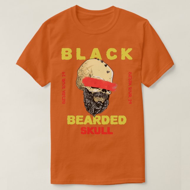 Svart skjorta med skal t shirt (Design framsida)