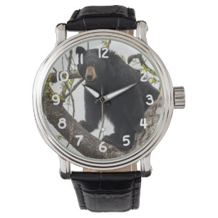 Svart skjut armbandsur
