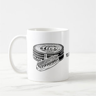 Svart skokarrot kaffemugg