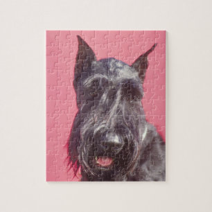 Svart skotskt Terrierhundpussel Pussel