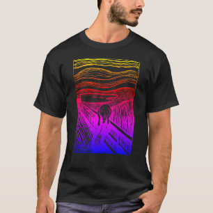 Svart skrik-edvard munch T-Shirt