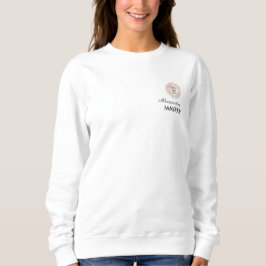 Svart Skript Anställds Namn Företagets Logotyp T Shirt