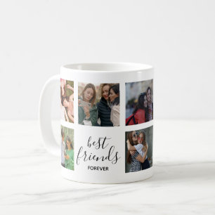 svart skript   Bästa vänner-foto Kaffemugg