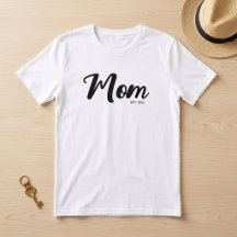 Svart Skript Etablerad Mamma