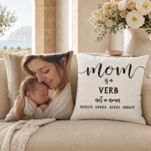 Svart Skript Mamma Är Ett Verb Moderskap Citat Fot