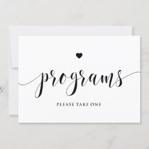 Svart skriptprogram Skriv ett tecken