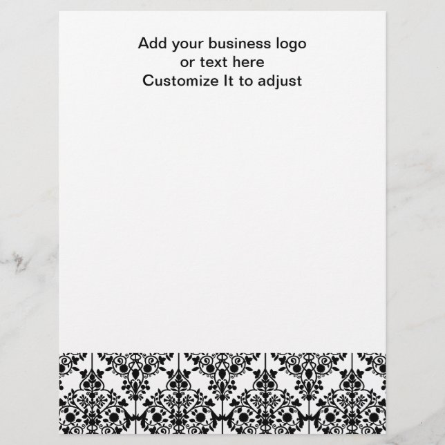 Svart skugga, mönster 1, Vintagens Blommigt (Framsida)