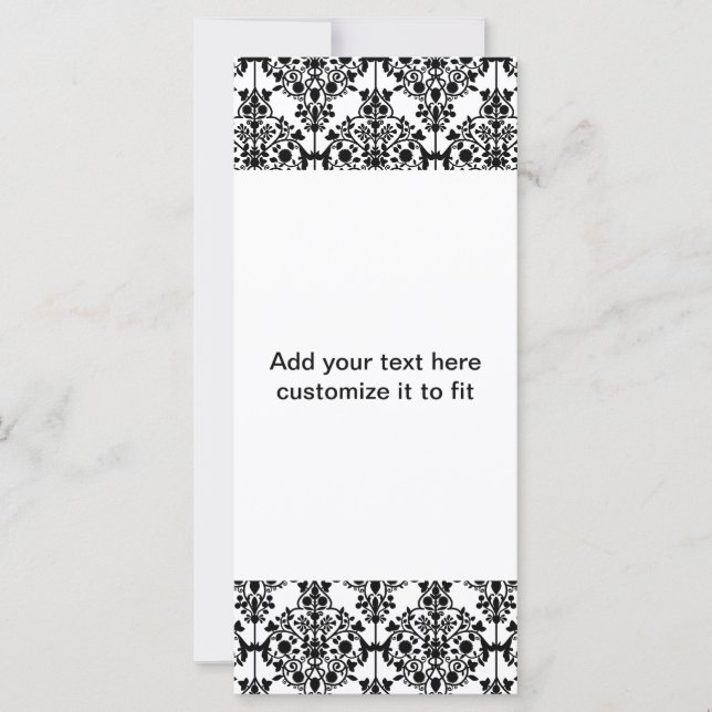 Svart skugga, mönster 1, Vintagens Blommigt (Framsida)