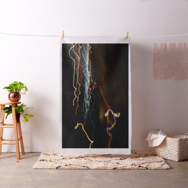 svart skytte tyg (In Situ)