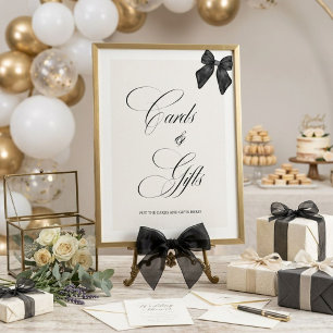 Svart slinga Hon knyter knuten Bröllopsfest I Poster