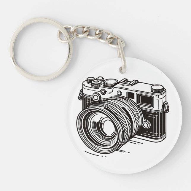 Svart SLR Fotograf Kamera Fotografi (Framsidan)