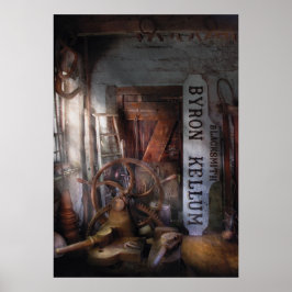 Svart smed - Byron Kellum Smedja Poster
