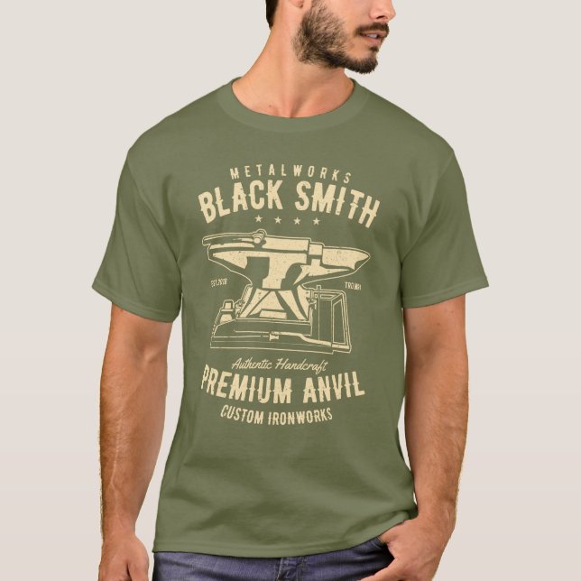 Svart Smith T-shirt (Framsida)
