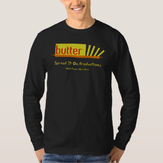 svart smör tee shirt