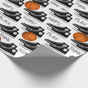 Svart Sneakers med Basketball Presentpapper