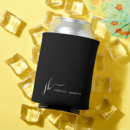 Svart Snyggt, Monogram Modern Personlig