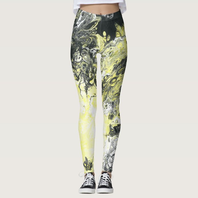 Svart sol leggings (Framsida)