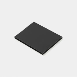 Svart Solid Färg anpassar den helt enkelt Post-it Block