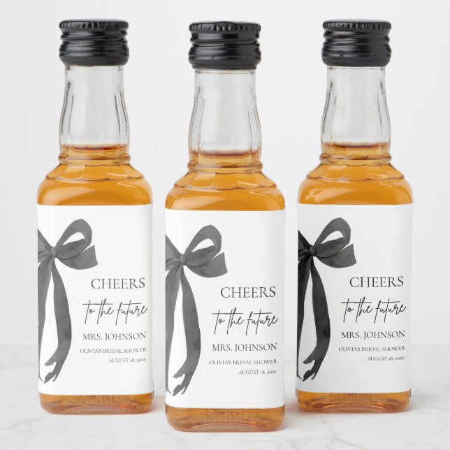 Svart solljus till den framtida Möhippan Spritflaskor Etikett (Flaskor)