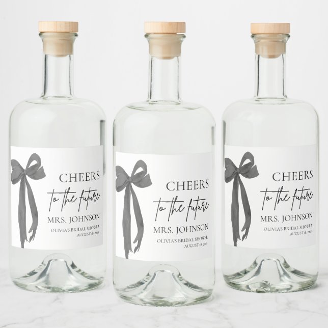 Svart solljus till den framtida Möhippan Spritflaskor Etikett (Flaskor)