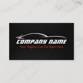 Svart som är röd, bil, automatisk, visitkort