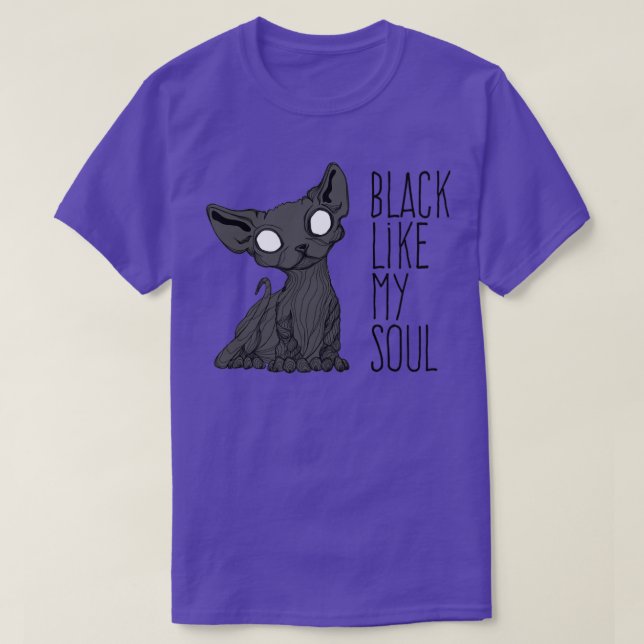 Svart som min själ Kitten1 T Shirt (Design framsida)