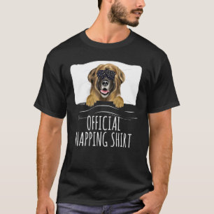 Svart sömnmask Leonberger Officiell Napping T Shirt