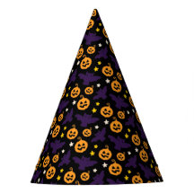 Svart söt pumpa och fladdermus halloween Birthday