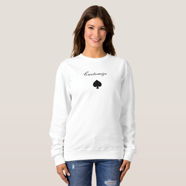 svart spade Thunder_Cove Tee (Hel framsida)