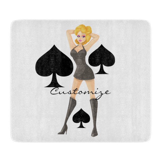 Svart spader Blonde Queen Thunder_Cove (Framsidan)