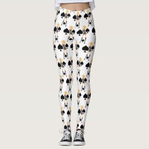 Svart spader Blonde Queen Thunder_Cove Leggings