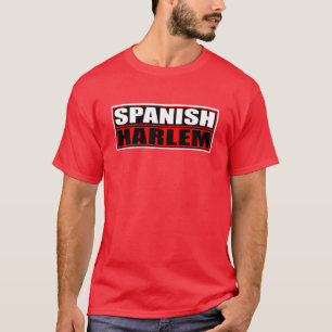 "SVART SPANSKA HARLEM" SOM ÄR RÖD OCH T-SHIRT