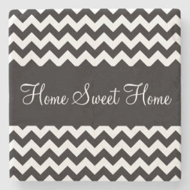 Svart sparrerandar för formgivare stenunderlägg