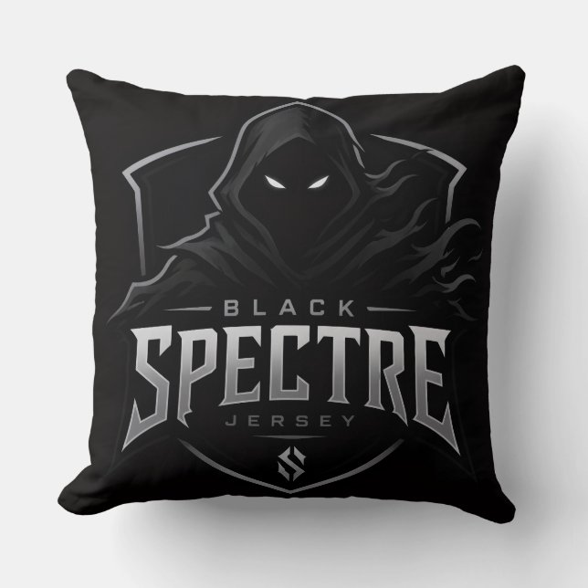 Svart Spectre Gaming kastkudde  Kudde (Framsida)