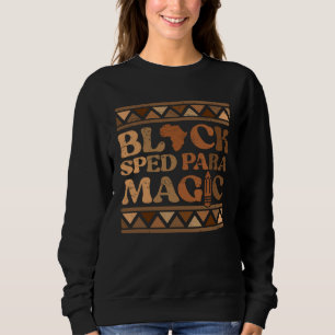 Svart SPED Para Magic Africa Pride Melanin Svart H T Shirt
