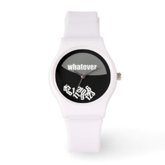Svart Spelar ingen roll meddelandenummer Armbandsur