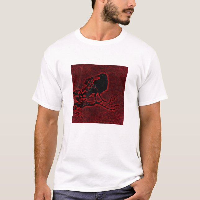 Svart spelare för novelty Tonåringar Kråka T Shirt (Framsida)