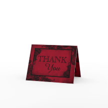 Svart spets röd modern goth tack