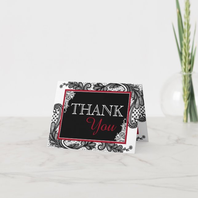 Svart spets vit modern goth tack (Framsida)