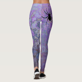 Svart spider leggings