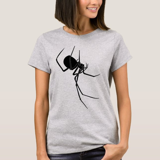 Svart spider-Tanktop Tröja (Framsida)