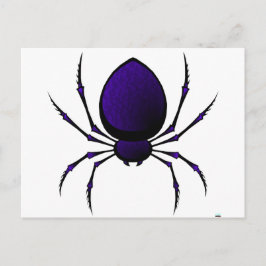 Svart spider vykort