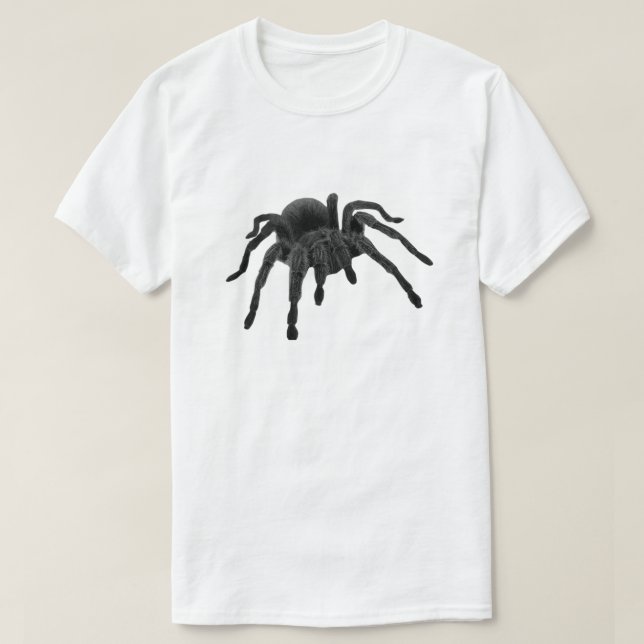 svart spindel t shirt (Design framsida)