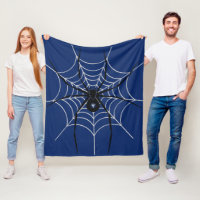 Svart spindel Throw Blanket