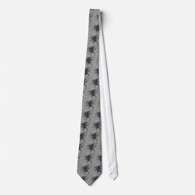 Svart spindelTie Slips (Framsida)