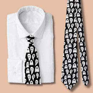 Svart Spöke Halloween Slips