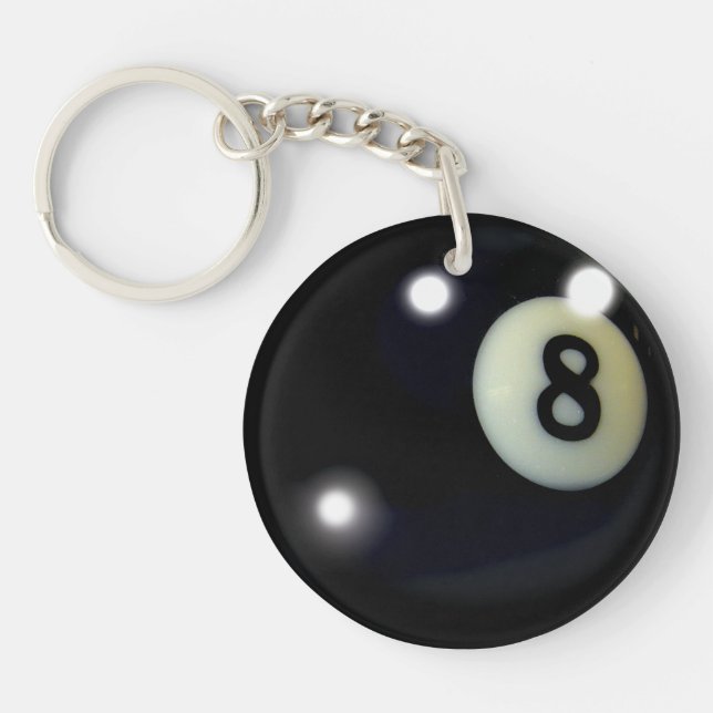 Svart sportspelsdesign för Bassäng vid 8 Boll (Framsidan)