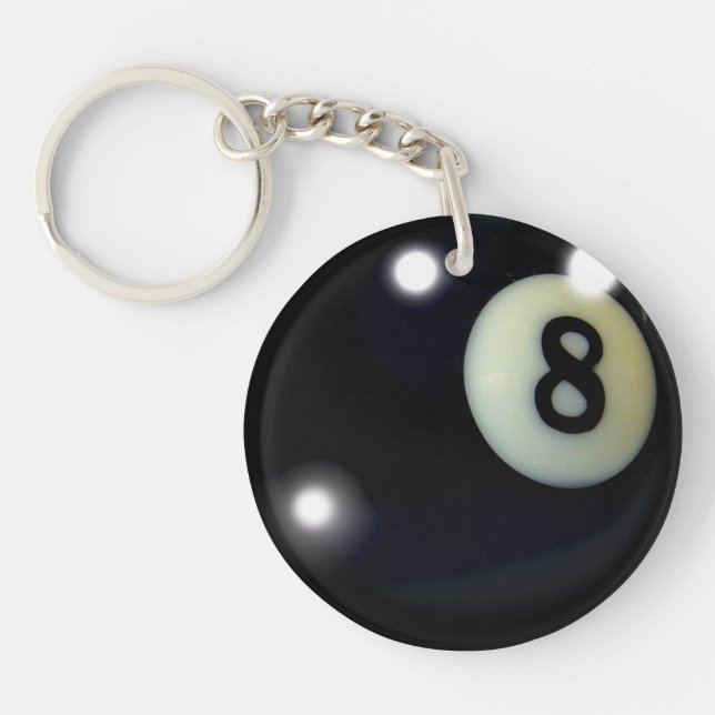 Svart sportspelsdesign för Bassäng vid 8 Boll (Framsidan)